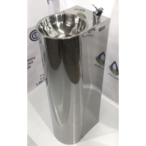FONTECO DF13-1LDf Антивандальный полуовальный питьевой фонтан