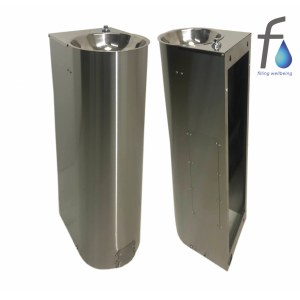 FONTECO DF13-1LBR Питьевой фонтан с кольцом и кнопкой