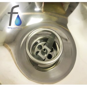 FONTECO DF13-1LBR Питьевой фонтан с кольцом и кнопкой