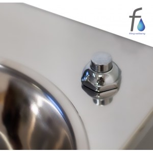 FONTECO DF13-1WBR Питьевой настенный фонтан с кнопкой и кольцом