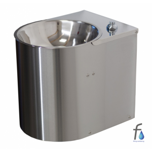 FONTECO DF13-1WBR Питьевой настенный фонтан с кнопкой и кольцом